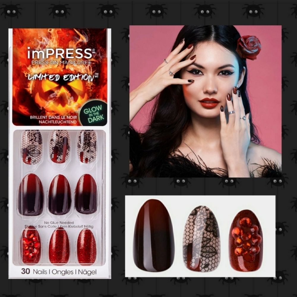 imPRESS Press-on Manicure Kit Halloween Designs Run Away